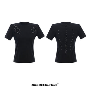 Spine Embroidered Fitted T-Shirt - product image 5