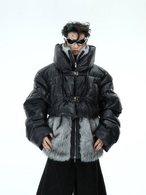 Deconstructed Faux-Two-Piece Puffer Jacket - product image 1