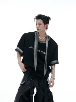 Metallic Tie Graphic T-Shirt - product image 4