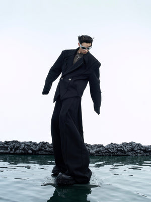 Deconstructed Oversized Suit Jacket - product image 4