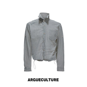 Cropped Check Seersucker Shirt - product image 5