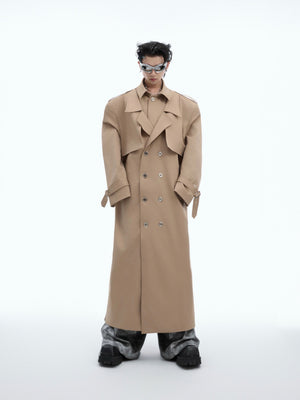 Deconstructed Double-Breasted Trench Coat - product image 1