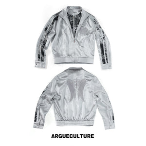 Gray Satin Wing Embroidery Jacket - variant image 6