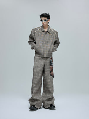 Houndstooth Cropped Jacket and Trousers - product image 5