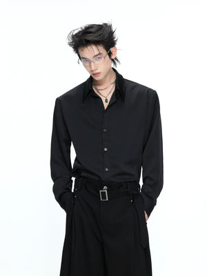 Structured Satin Acetate Shirt - product image 2