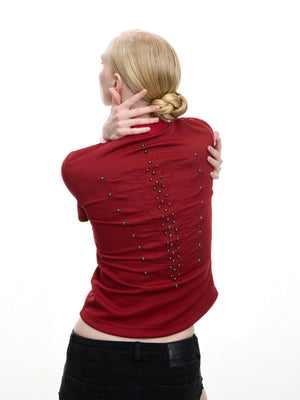 Rivet Spine Slim T-Shirt - product image 4