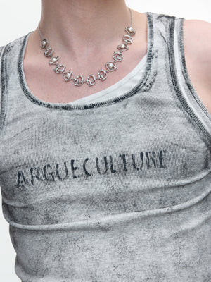 Faux-Layer Graffiti Print Tank Top - product image 5