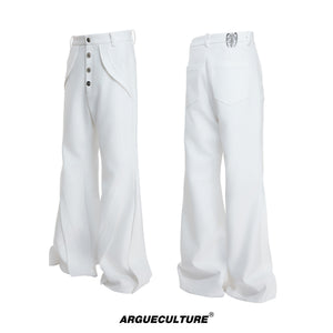 Deconstructed Paneled Bootcut Pants - product image 5