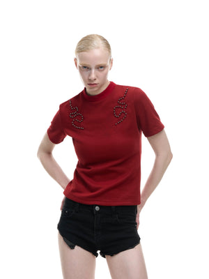 Rivet Spine Slim T-Shirt - product image 2