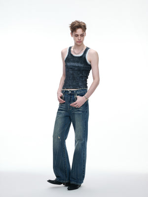 Faux-Layer Graffiti Print Tank Top - product image 4