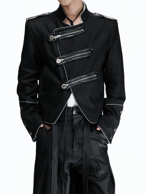 Stand-Collar Asymmetric Zip Jacket - product image 5