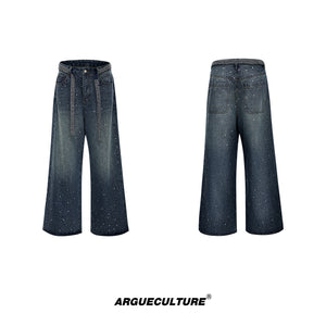 Crystal-Detail Relaxed Straight-Leg Jeans - product image 5