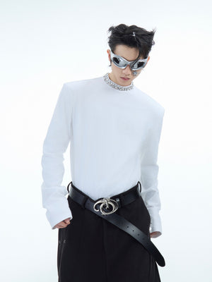 Rhinestone Cotton Blend Long-Sleeve Tee - product image 5