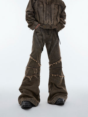 Deconstructed Washed Denim Set - product image 5