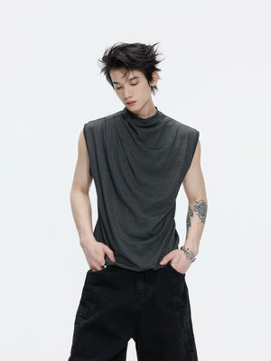Modal Cotton Sleeveless Embroidered Tee - product image 1