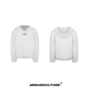 Oversized-Fuzzy-Pearl-Trimmed-Sweatshirt---Soft-Streetwear-Pullover-White-Jacket