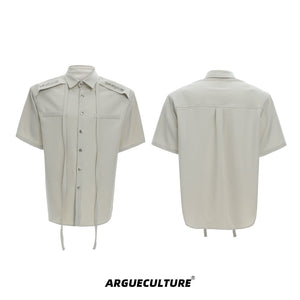 Oversized-Summer-Shirt-with-Shoulder-Pads---Streetwear-Ribbon-Tee-shirt