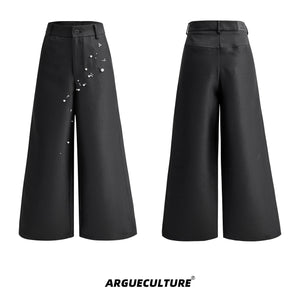 Pearl-Embellished-Waxed-Wide-Leg-Pants---Streetwear-Style-Black-Jacket
