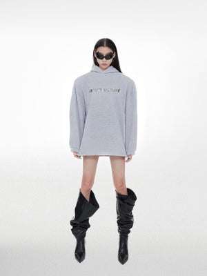 Streetwear-Hoodie-with-Metallic-Print-Shoulder-Pads-Fleece-Lining-Gray