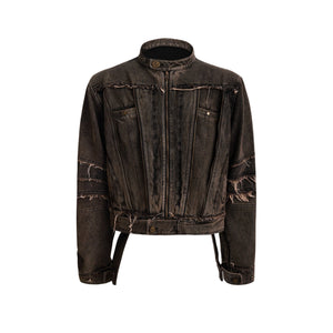 Vintage-Washed-Denim-Jacket---Distressed-Fringe-Detail---Streetwear-Set-Yellow