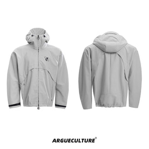 Waterproof-Hiking-Jacket---Windproof-Outdoor-Coat-with-Lining-Gray-Jacket