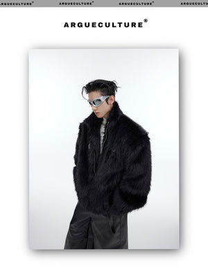 desc::boxy-faux-mink-fur-jacket-with-metal-accents-detail-img-14