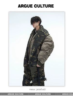 desc::camo-patchwork-hooded-bomber-jacket-heavyweight-winter-parka-detail-img-17
