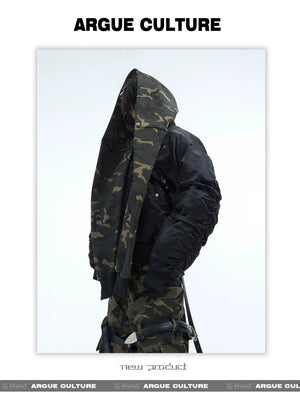 desc::camo-patchwork-hooded-bomber-jacket-heavyweight-winter-parka-detail-img-6