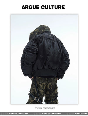 desc::camo-patchwork-hooded-bomber-jacket-heavyweight-winter-parka-detail-img-9