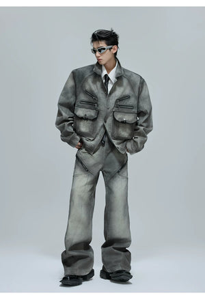 desc::cement-gray-vintage-boxy-denim-jacket-flare-set-detail-img-7