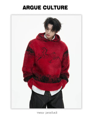 desc::cloud-gradient-faux-mink-heavyweight-hoodie-sweater-detail-img-3