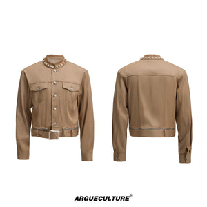 collarless-pearl-denim-set-baggy-streetwear-boxy-jacket-brown-tops