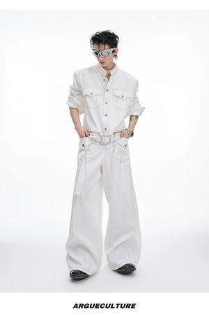 desc::collarless-pearl-denim-set-baggy-streetwear-boxy-jacket-detail-img-14