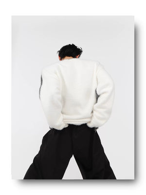 desc::contrast-mohair-crewneck-with-metal-zipper-detail-detail-img-18