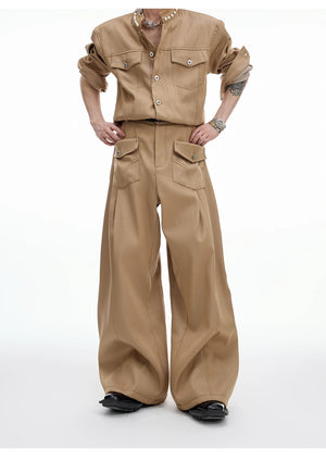 desc::contrast-stitch-cargo-denim-pants-loose-straight-unisex-detail-img-11