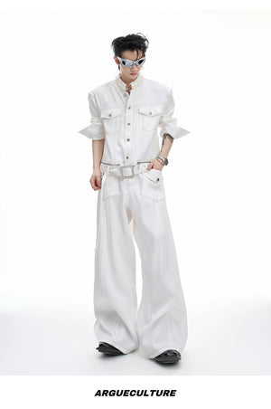 desc::contrast-stitch-cargo-denim-pants-loose-straight-unisex-detail-img-15