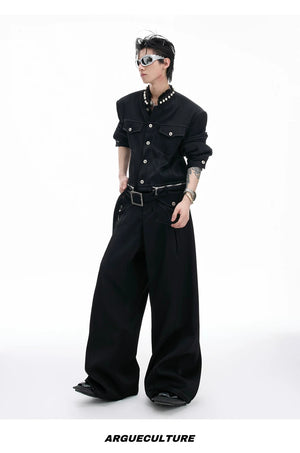 desc::contrast-stitch-cargo-denim-pants-loose-straight-unisex-detail-img-17