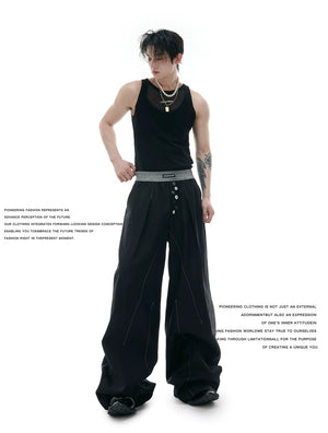 desc::contrast-stitch-straight-leg-trousers-unisex-wide-fit-detail-img-2