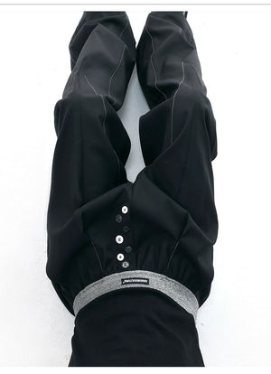 desc::contrast-stitch-straight-leg-trousers-unisex-wide-fit-detail-img-3