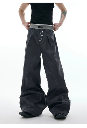 desc::contrast-stitch-straight-leg-trousers-unisex-wide-fit-detail-img-6