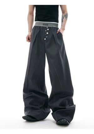 desc::contrast-stitch-straight-leg-trousers-unisex-wide-fit-detail-img-7