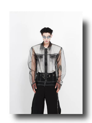 desc::contrast-stitching-mesh-punk-jacket-for-men-detail-img-5