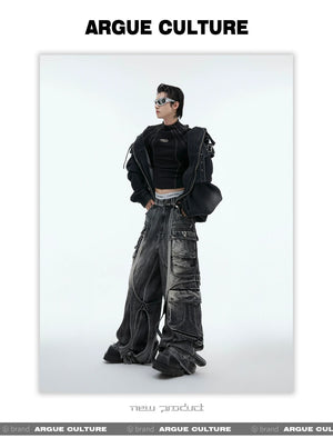 desc::contrast-stitching-mock-neck-slim-long-sleeve-crop-top-detail-img-1