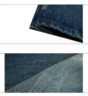 desc::cracked-texture-curved-cut-baggy-jeans-loose-fit-detail-img-11
