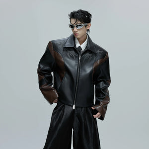 Versatile reversible cropped jacket for autumn streetwear