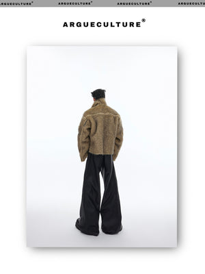 desc::cropped-faux-fur-jacket-vintage-contrast-lapel-detail-img-10