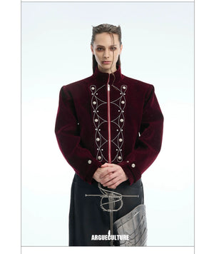 desc::cropped-metallic-button-shimmer-streetwear-jacket-detail-img-10