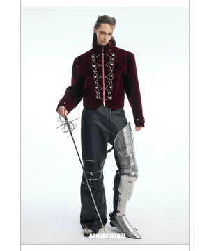 desc::cropped-metallic-button-shimmer-streetwear-jacket-detail-img-11