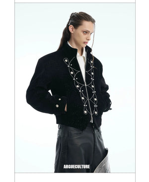 desc::cropped-metallic-button-shimmer-streetwear-jacket-detail-img-21