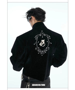 desc::cropped-metallic-button-shimmer-streetwear-jacket-detail-img-4